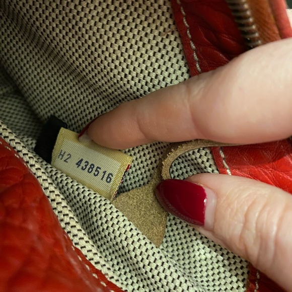Vintage Dooney & Bourke Red leather shoulder bag with keychain - Picture 7 of 9